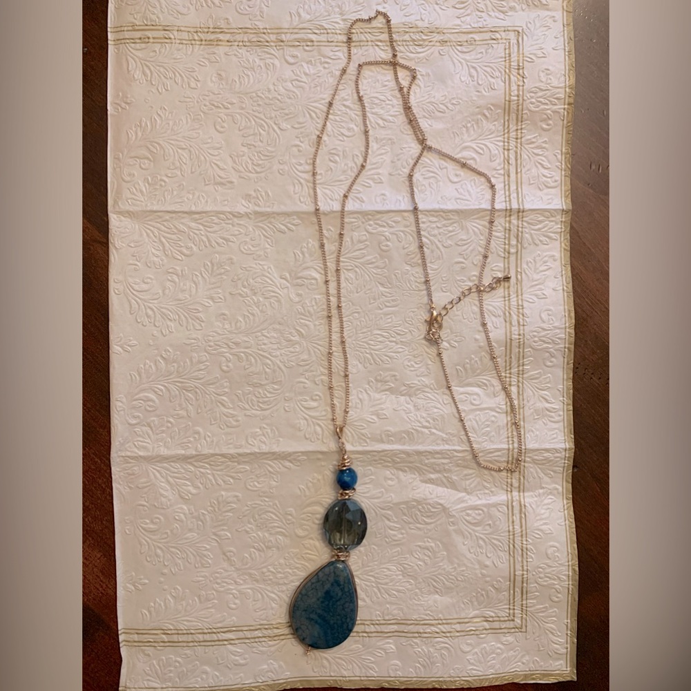 Turquoise statement necklace